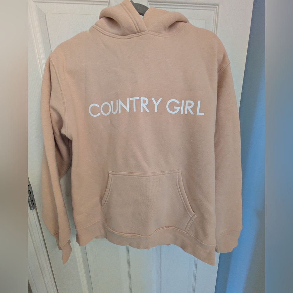 Brunette The Label Beige Pullover Hoodie